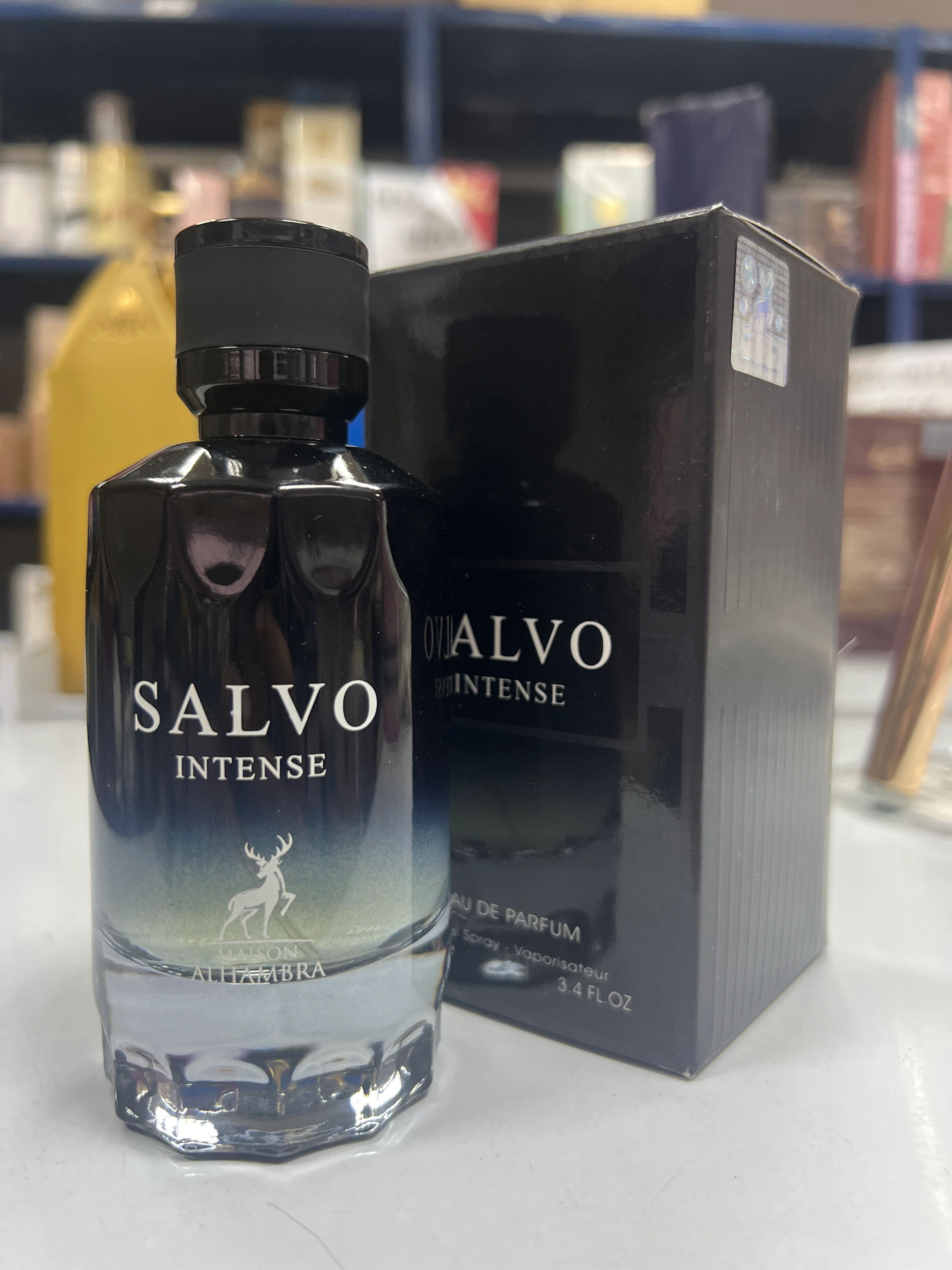 🖤 Salvo Intense – Maison Alhambra (100 ml EDP) · Perfume Árabe Masculino Estilo Dior Sauvage Elixir - Image 2