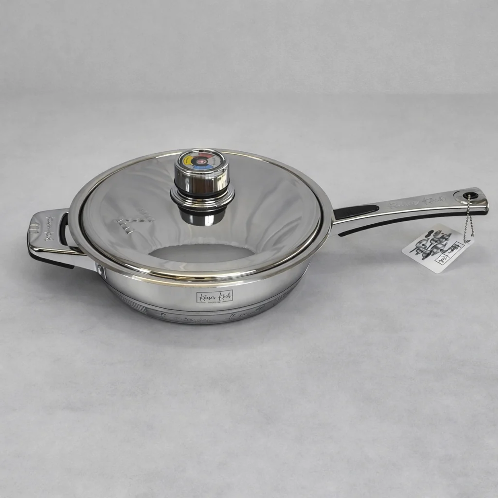 🥘 Batería de Cocina Premium de Acero Inoxidable con Control de Temperatura – 9 Piezas - Image 2