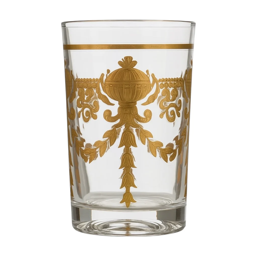 Set de 12 Vasos de Té – Modelo "estilo clásico"