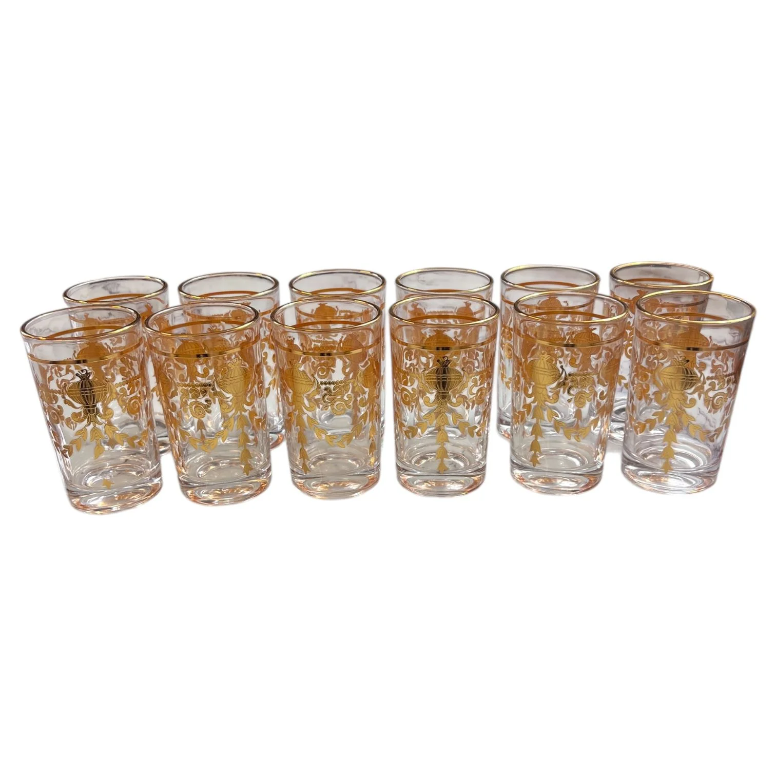 Set de 12 Vasos de Té – Modelo "estilo clásico" - Image 2
