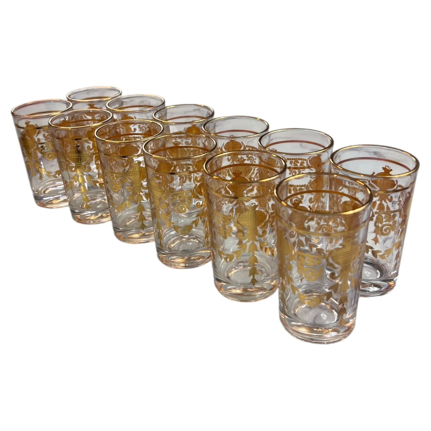 Set de 12 Vasos de Té – Modelo "estilo clásico" - Image 3