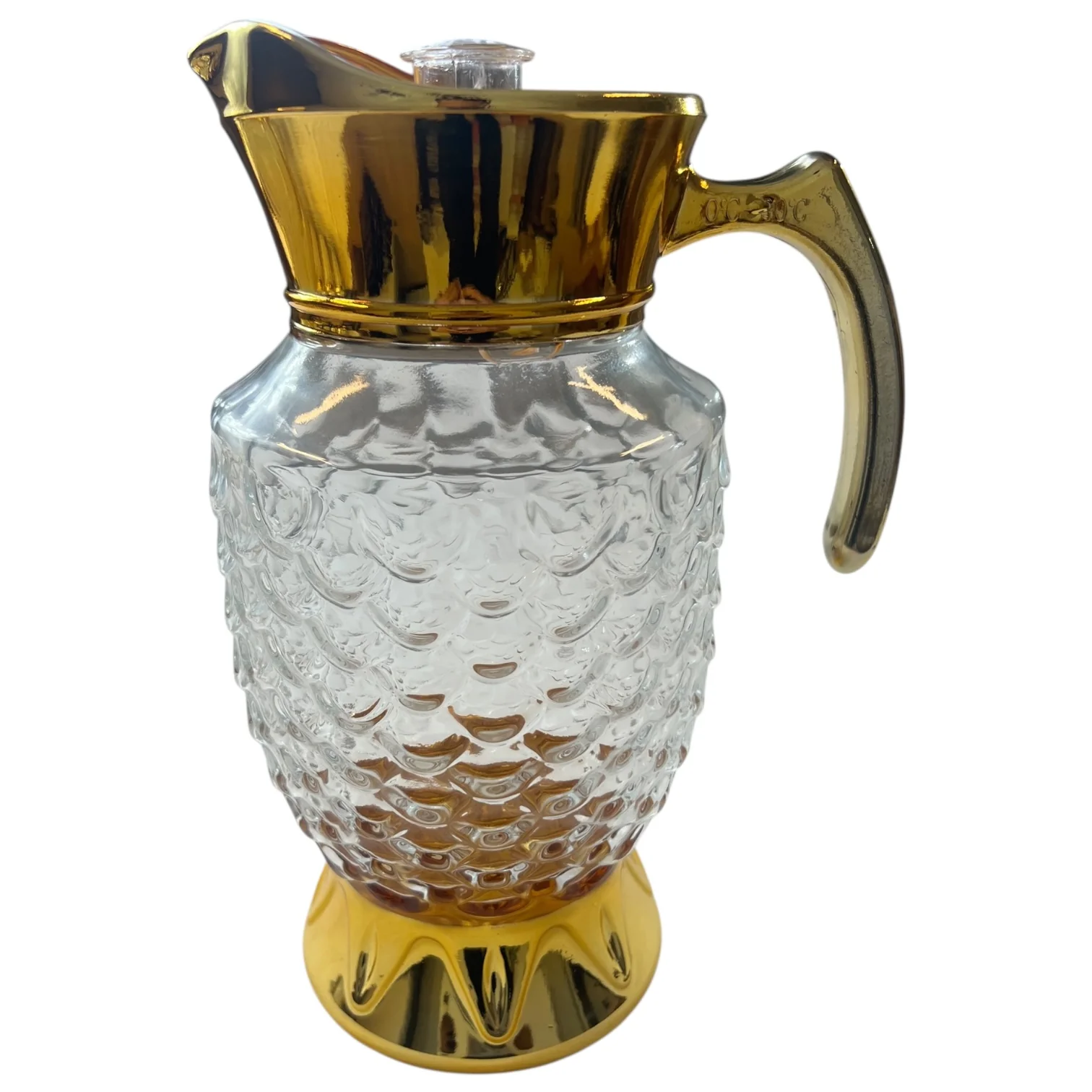 🍹 Set de 7 Piezas – Jarra + 6 Vasos con Detalles Dorados ✨ - Image 3