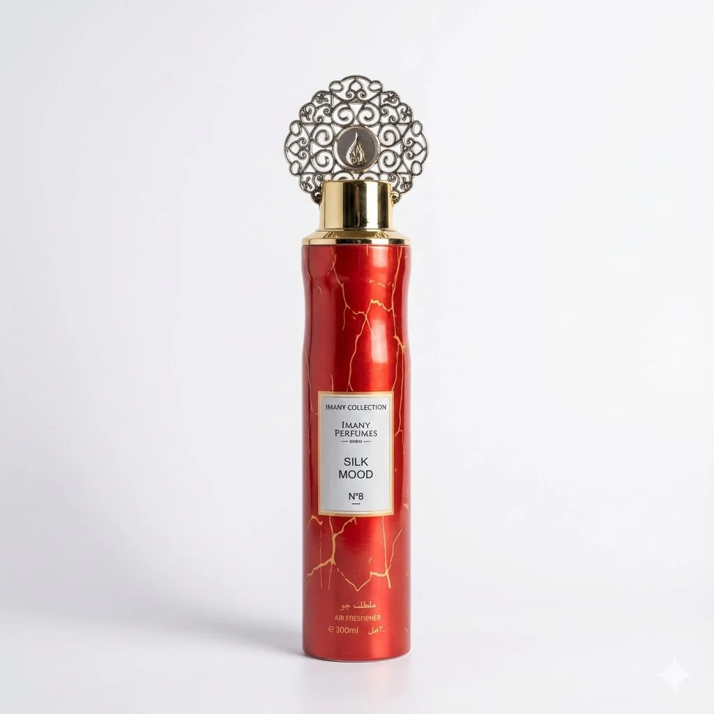 Silk Mood – Ambientador Árabe 300 ml | Aroma Limpio, Suave y Elegante (Imany Collection)