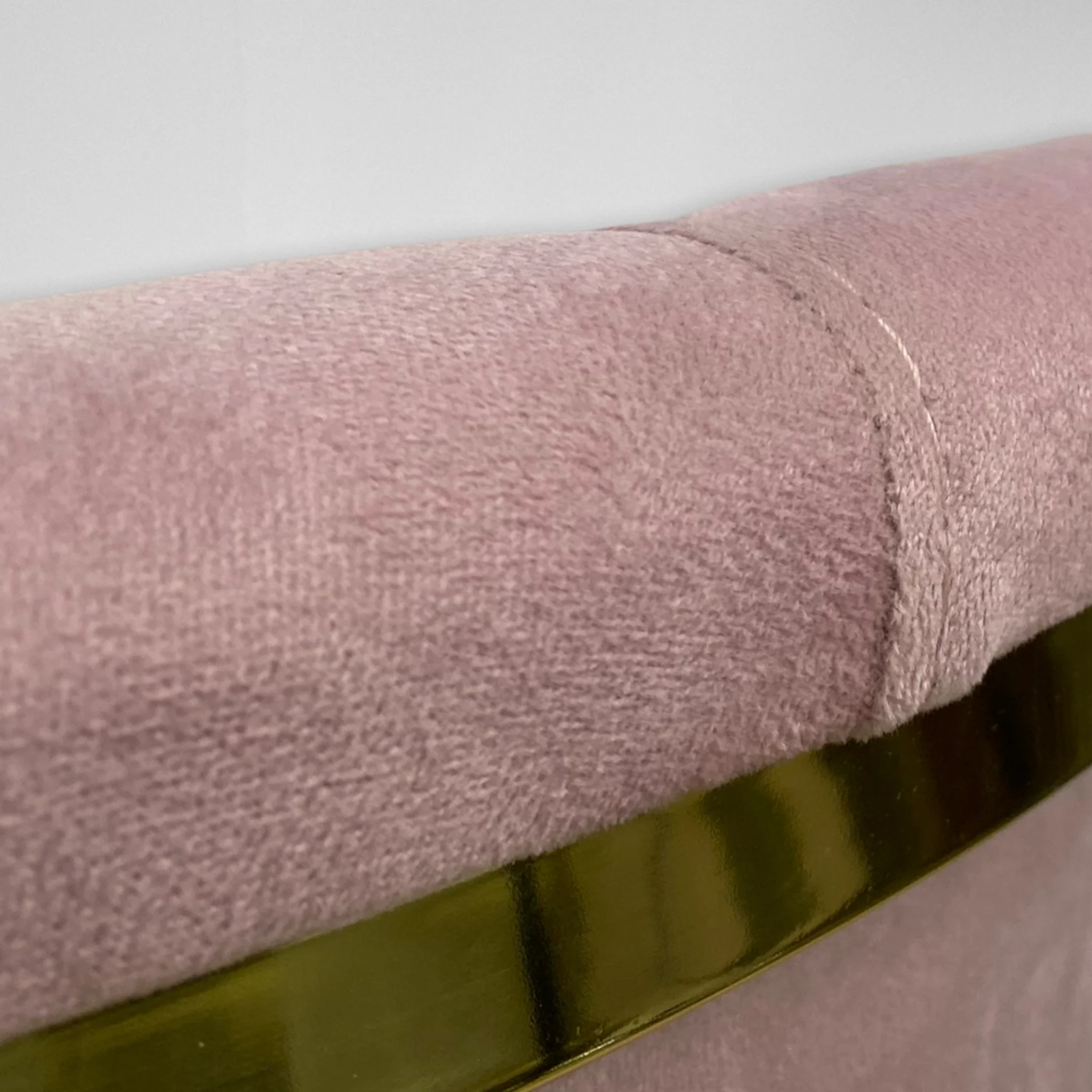 Silla terciopelo para comedor V02 PA rosa, patas de metal dorado - Image 7