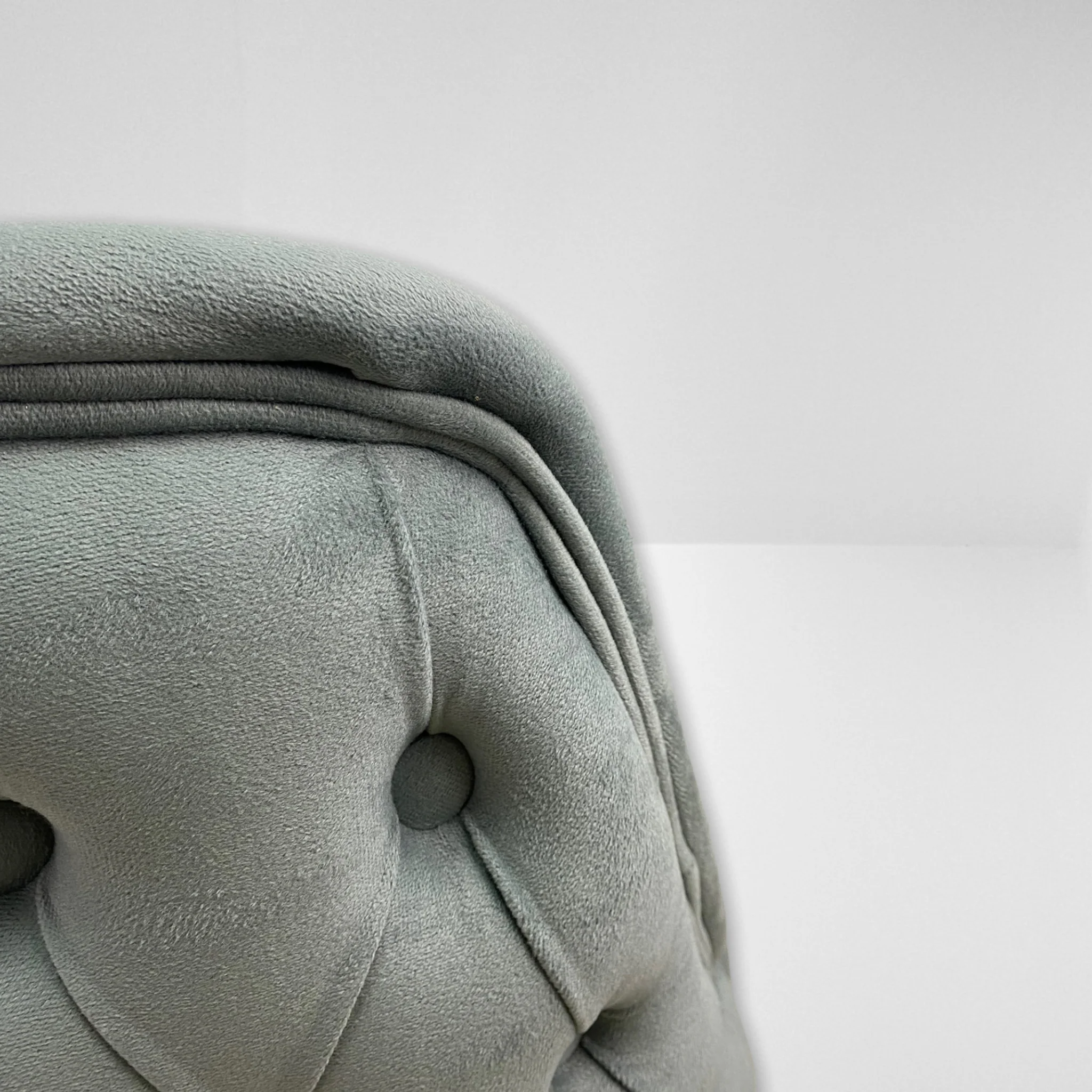 Silla terciopelo para comedor V033 PA gris, patas de metal dorado - Image 7