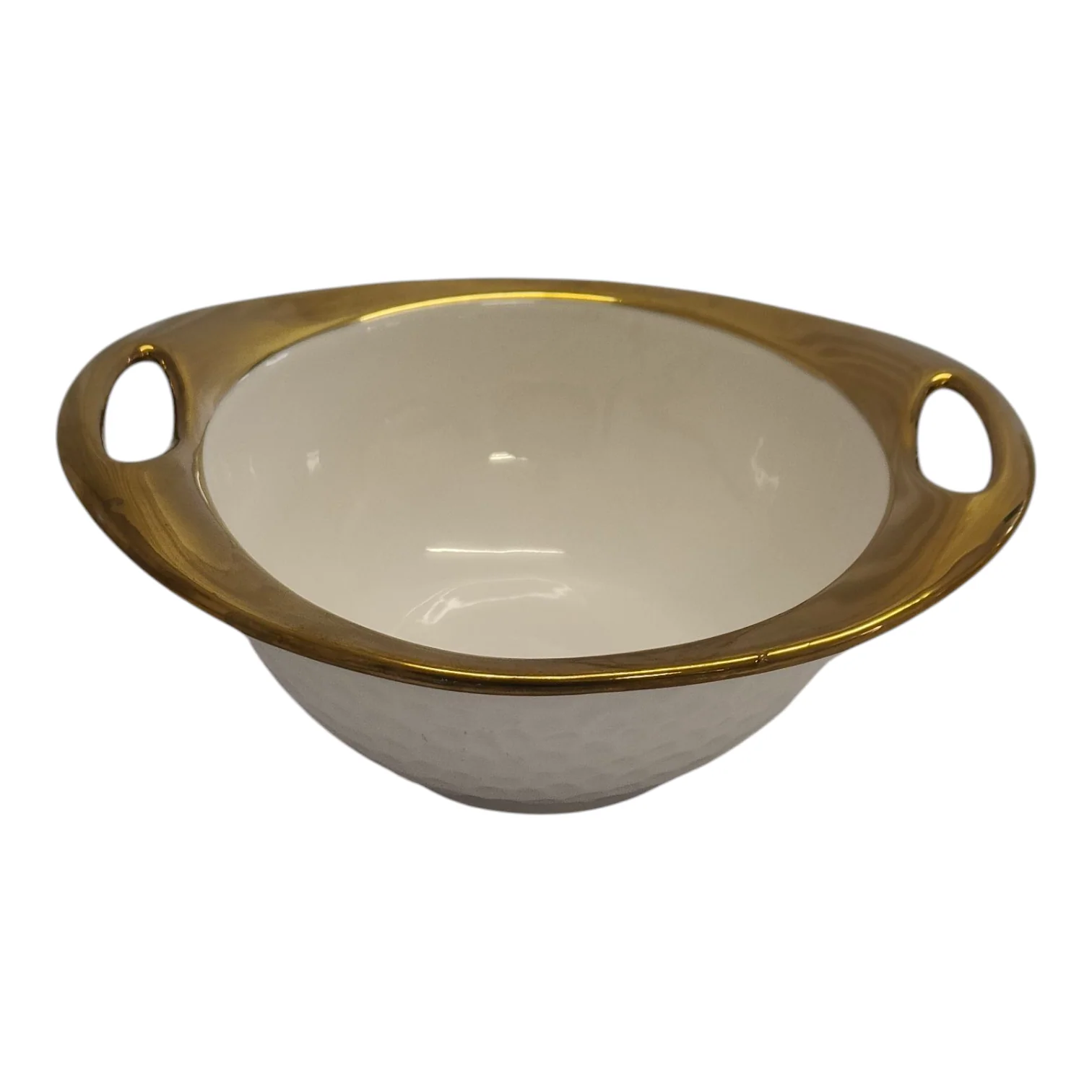 Sopera Harira de Porcelana con Soporte Dorado + 6 Tazas/cuencos - Image 5