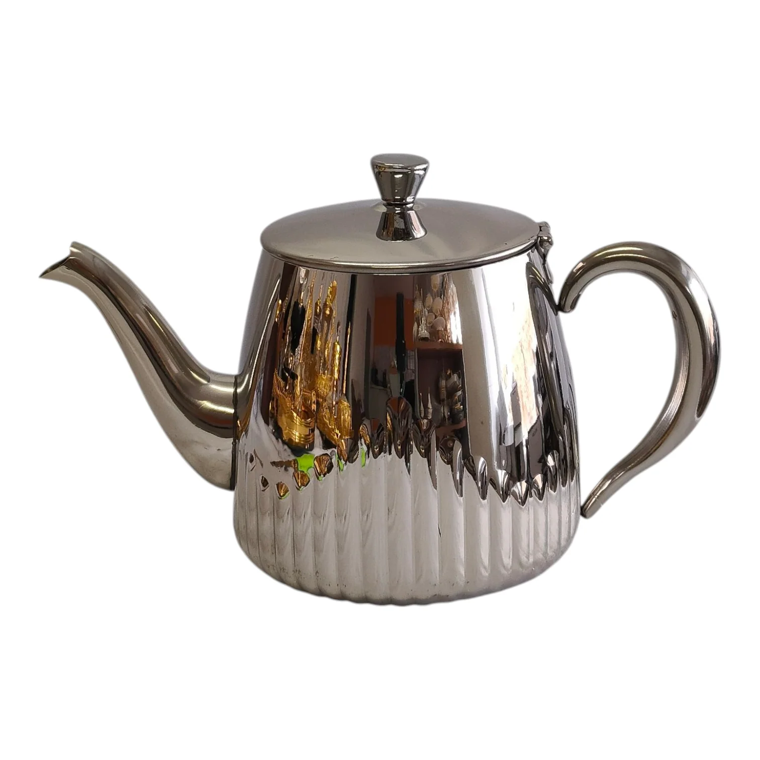 🏷 Tetera Marroquí de Acero Inoxidable 1,4 Litros – Diseño Tradicional y Elegante - Image 2