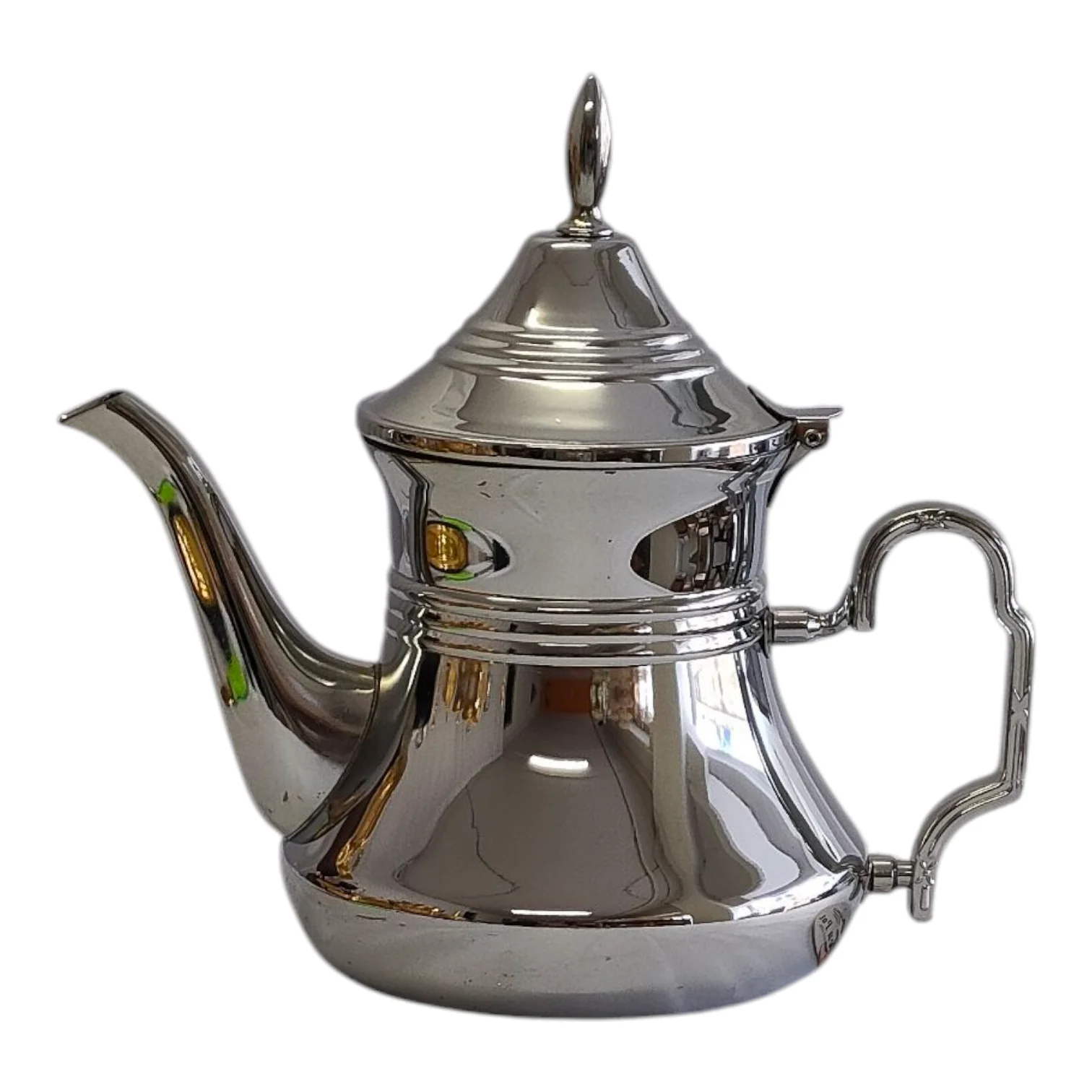 Tetera Árabe de Acero Inoxidable – Diseño Tradicional para Té Marroquí - Image 2