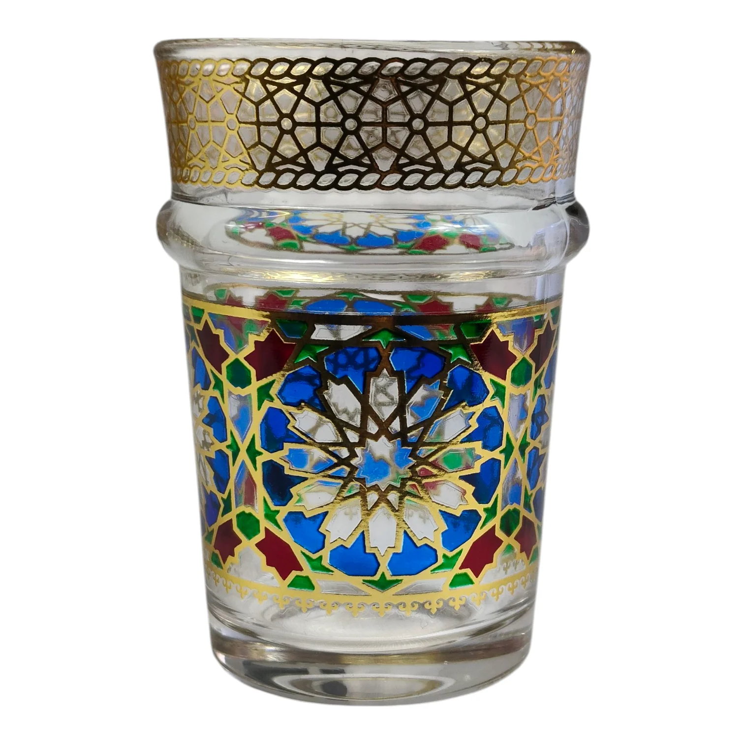 Vaso de Cristal Decorado para Té Árabe - Estilo Beige Dorado Clásico - Image 5