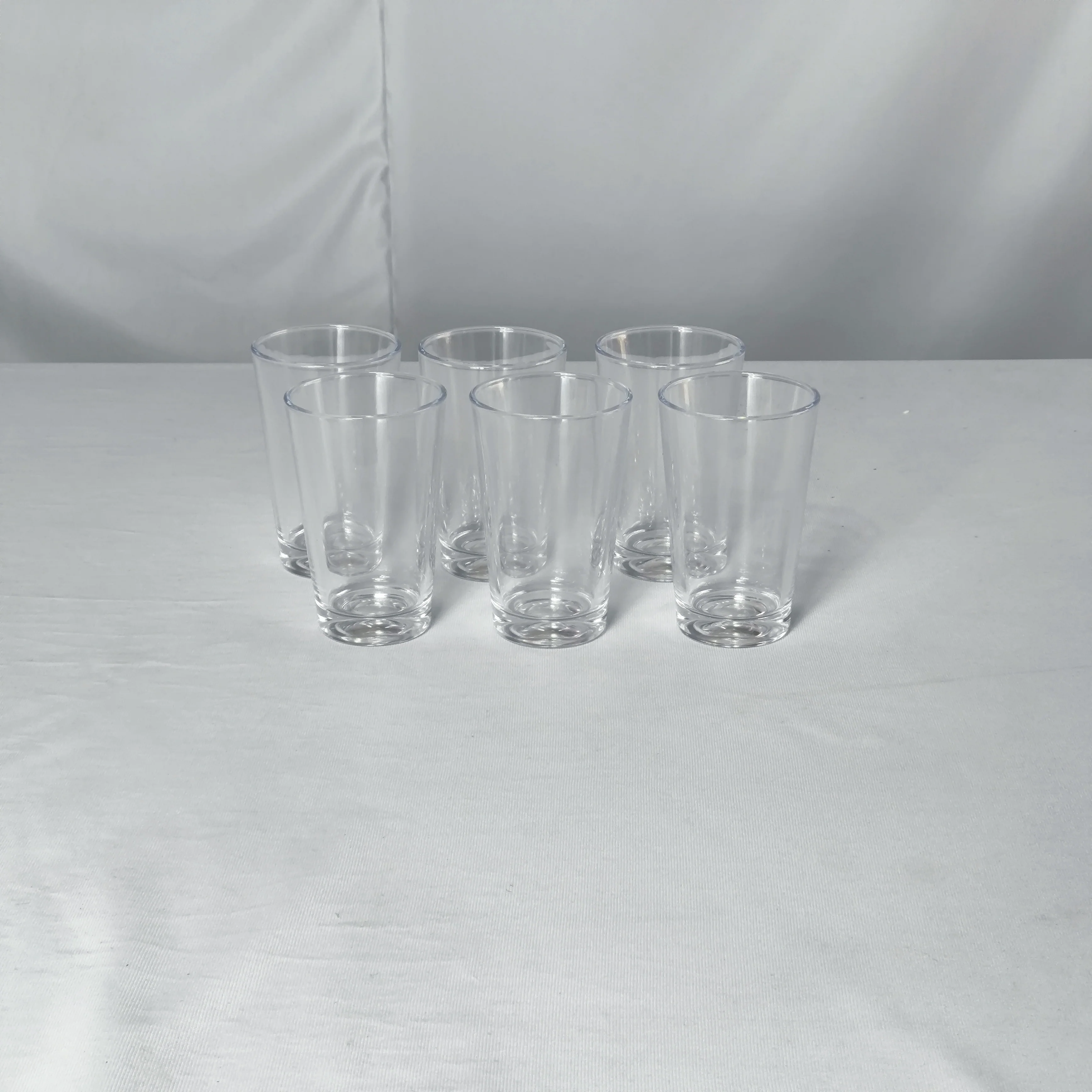 Vasos Hayati – Set de 6 Vasos de Vidrio Transparente Elegante 13cL - Image 3
